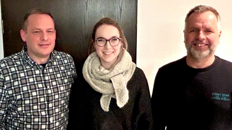 Foto: v.l.n.r. Stephan D. Bremer, Nina Schäfer, Martin Kolb