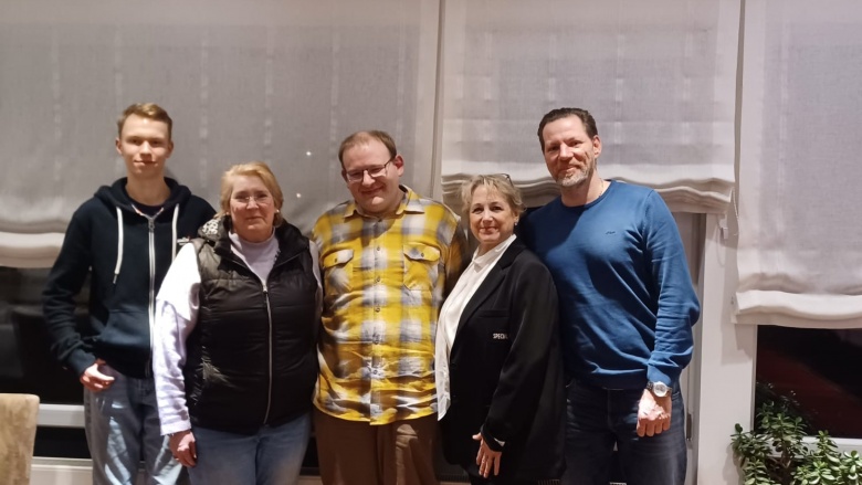 v.l.n.r. Jens Pippert, Petra Dünnwald, Pascal Schog, Regina Böhmer, Axel Erhard