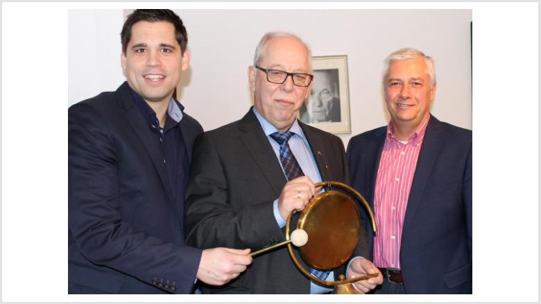 v. l. n. r. Parteivorsitzender Thomas Schmalen, Fraktionsvorsitzender Alfred Zerres und Bürgermeister Volker Erner v. l. n. r. Parteivorsitzender Thomas Schmalen, Fraktionsvorsitzender Alfred Zerres und Bürgermeister Volker Erner