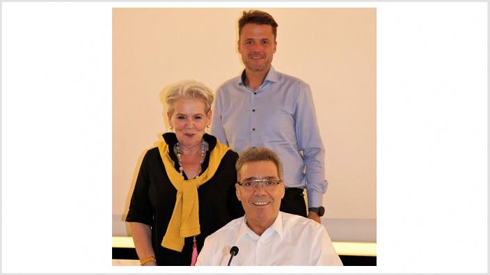 Foto: Michael Schmalen (vorne), Marianne Ludemann, Guido Palmersheim